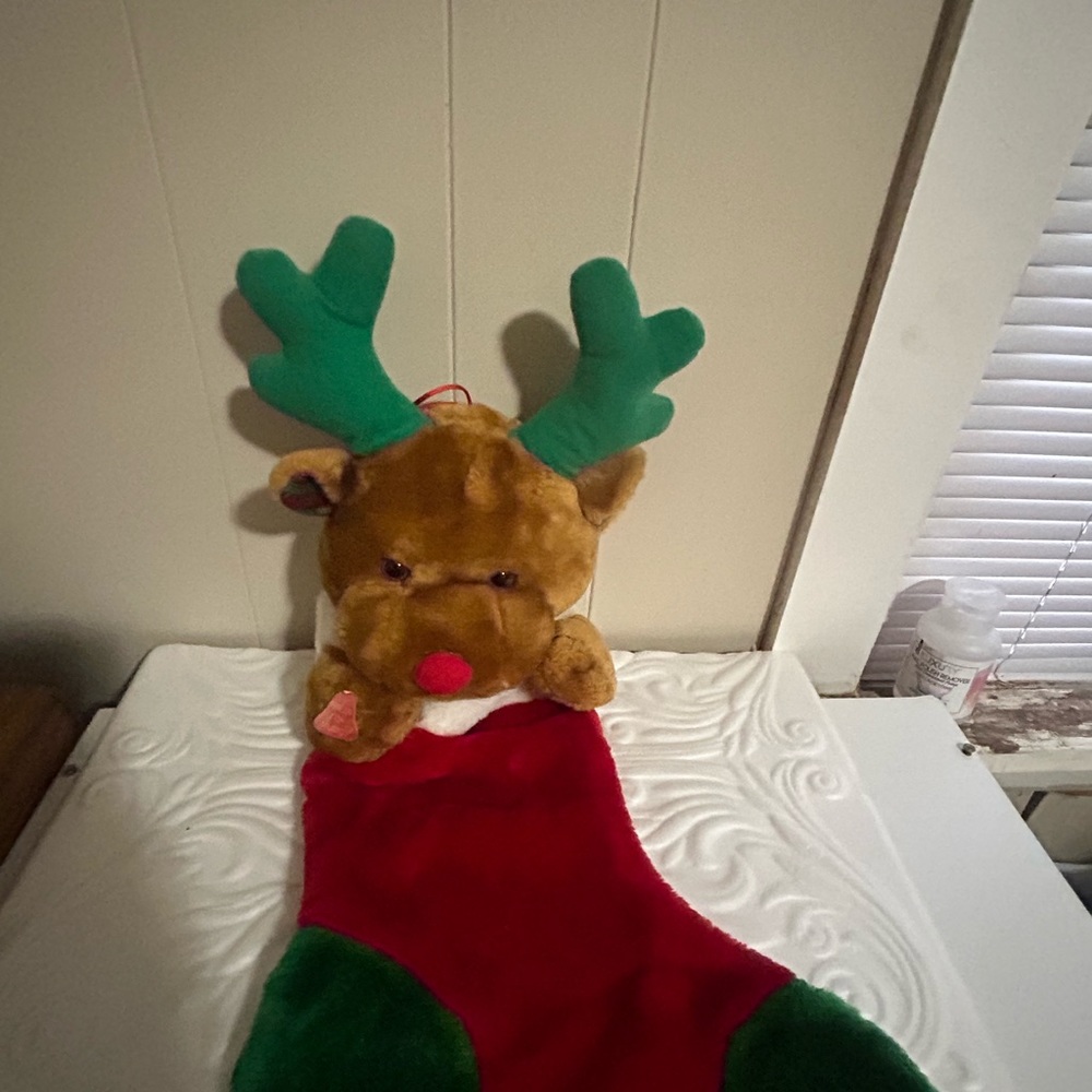 Reindeer Christmas Stocking
